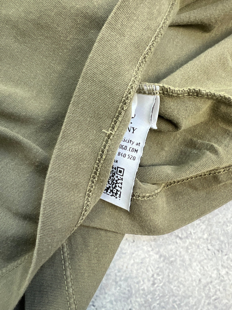 CP company khaki block logo tee