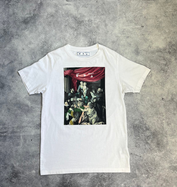 Off-white Caravaggio painting white tee