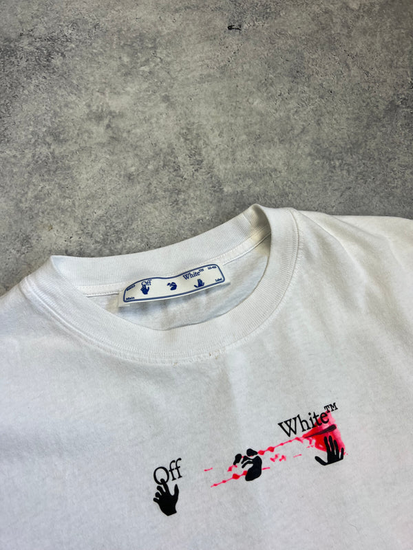 Off-white graphic white tee