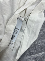 Stone island 2020 white back logo data scan tee