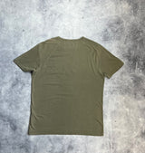 CP company khaki block logo tee