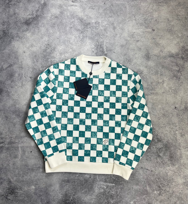 Louis Vuitton Damier cotton sweatshirt