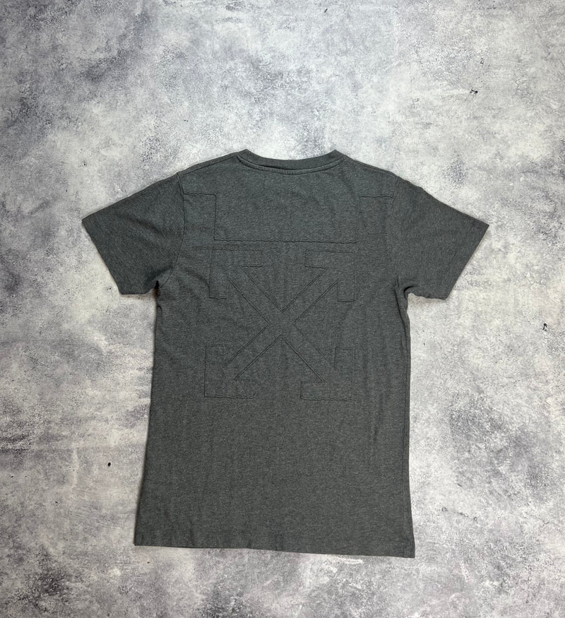 Off-white cutout arrows grey tee