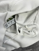 Off-white leaf white hoodie