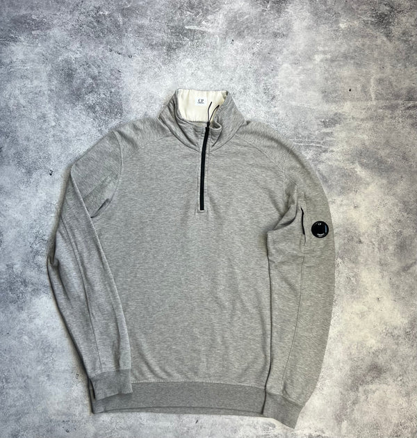 CP company grey 1/4 zip jumper