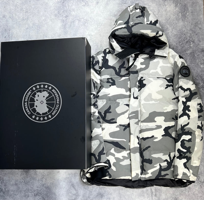 Canada goose grey camo MacMillan parka