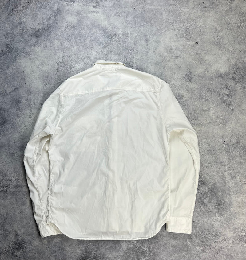 CP company white overshirt