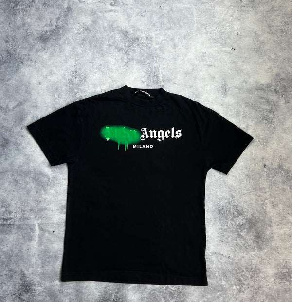 Palm angels black Milano spray tee