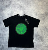 Stone island AW21 black holographic tee