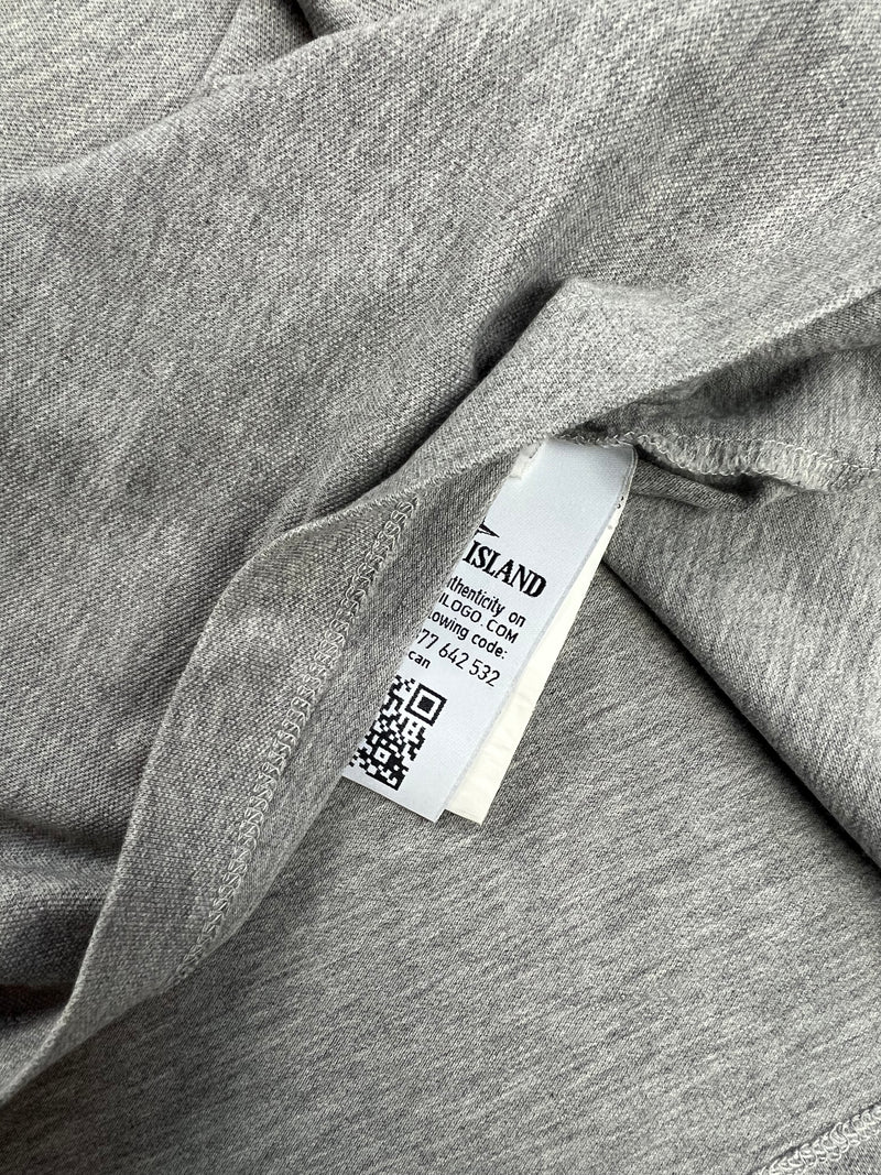 Stone island 2019 grey polo shirt