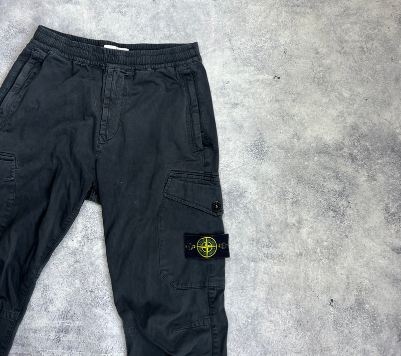 Stone island 2020 black cargo trousers