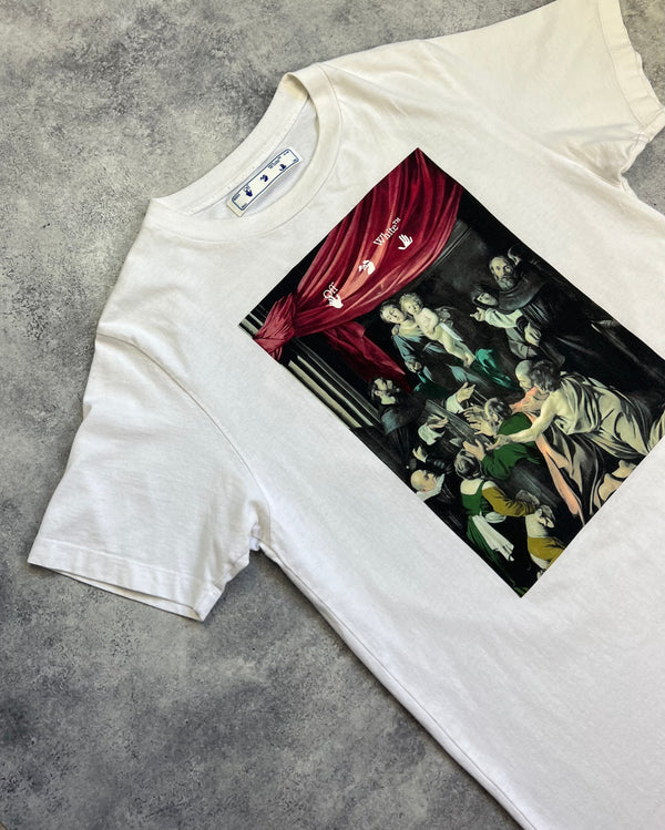 Off-white Caravaggio painting white tee