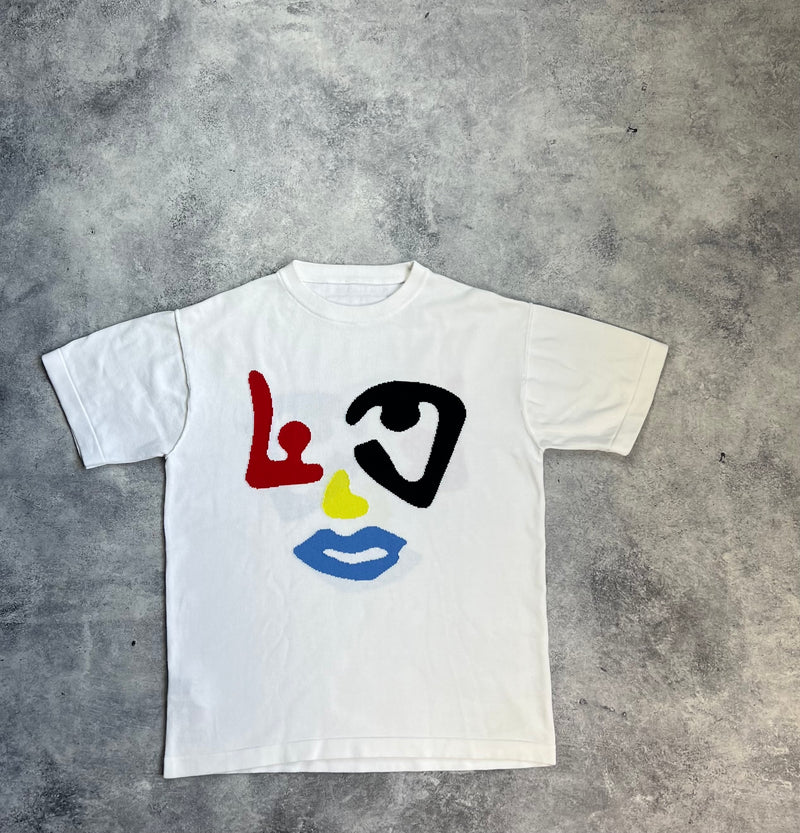 Louis Vuitton white face knit tee