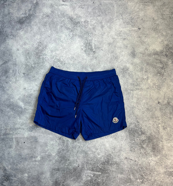 Moncler blue swim shorts