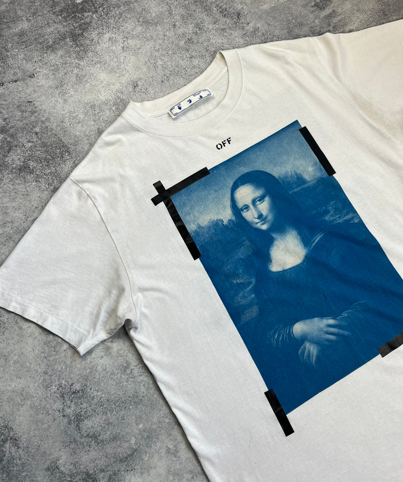 Off-white Mona Lisa white tee