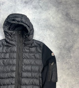 Moncler black tricot cardigan