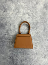 Jacquemus the Chiquito brown signature mini handbag