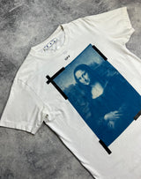 Off-white Mona Lisa white graphic tee