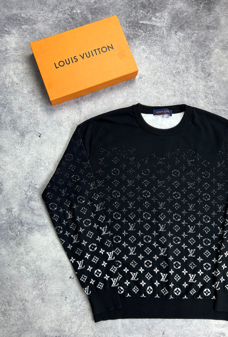 Louis vuitton black Gradient jumper