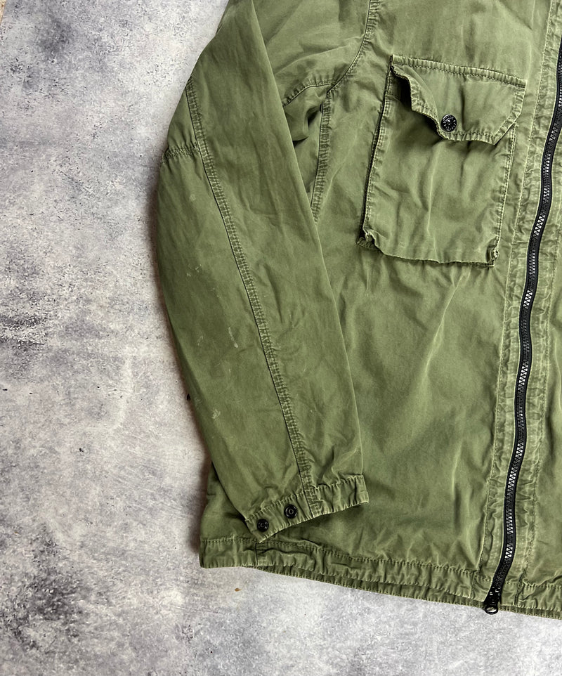 Stone island 2021 khaki overshirt