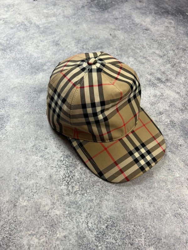 Burberry london check cap