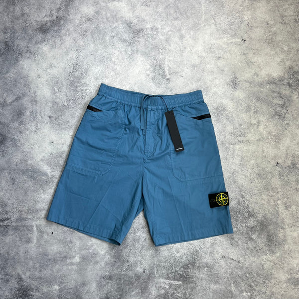 Stone island 2022 powder blue cargo shorts