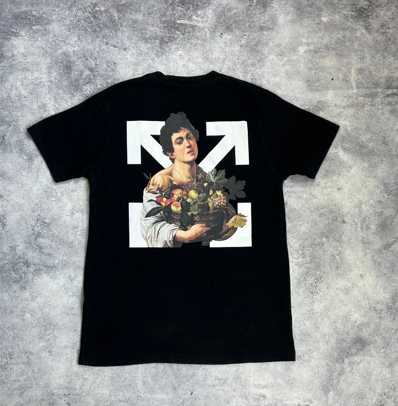 Off-white Caravaggio boy black tee