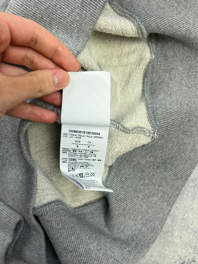 Off-white reflective grey hoodie