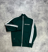 Palm angels dark green track jacket