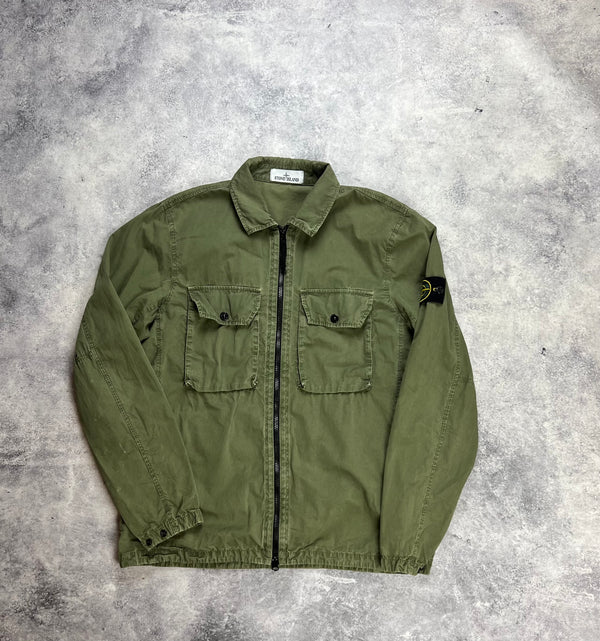 Stone island 2021 khaki overshirt