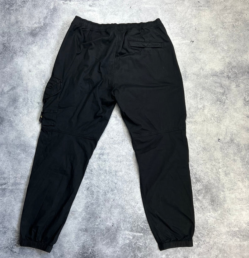 Stone island 2023 black cargo trousers