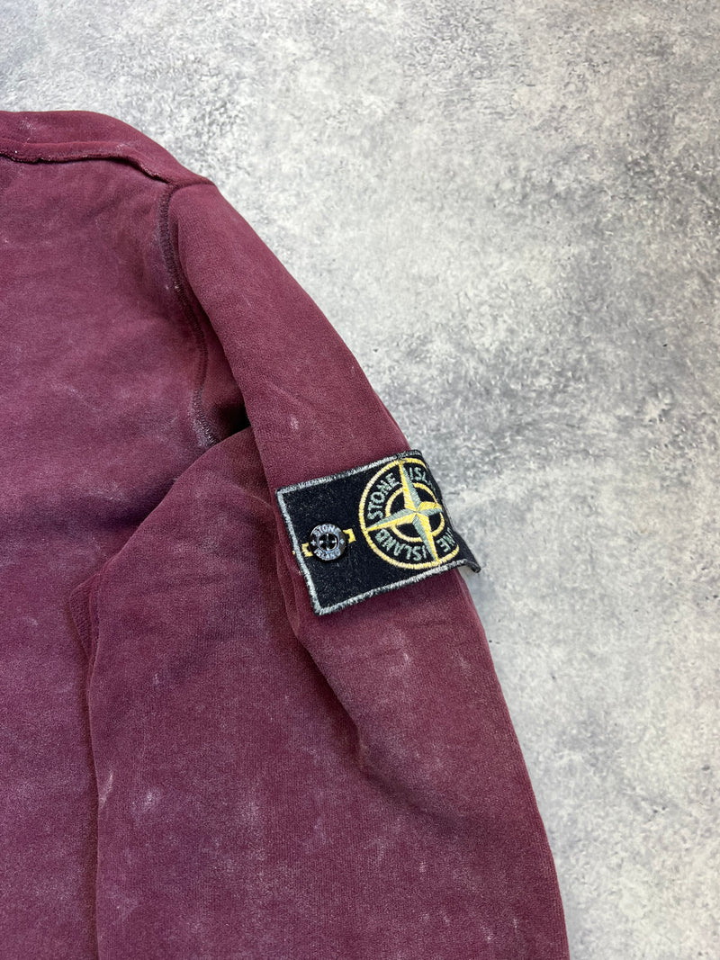 Stone island 2017 burgundy frost jumper