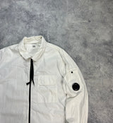 CP company white overshirt