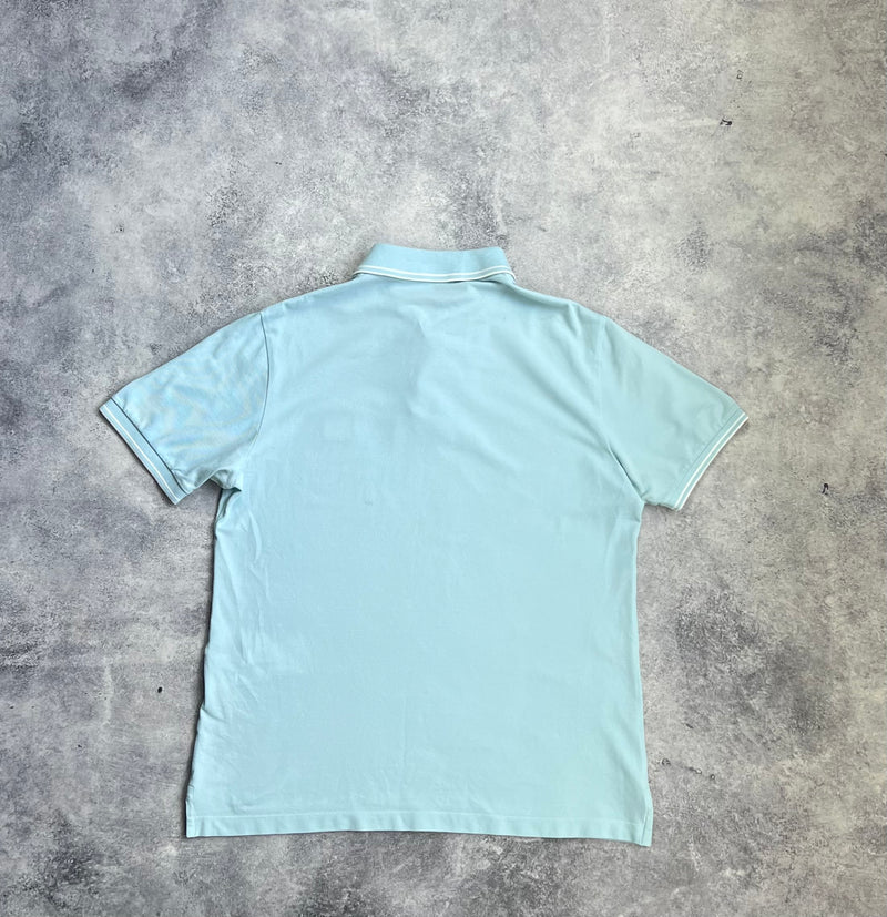 Stone island baby blue polo shirt