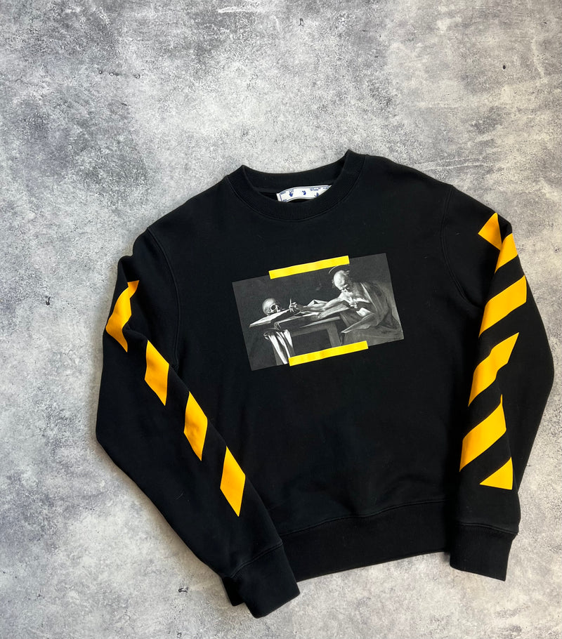 Off-white Caravaggio painting black jumper