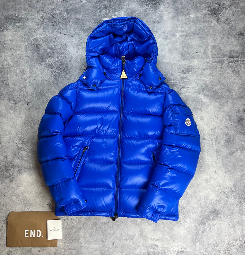 Moncler blue maya giubbotto jacket