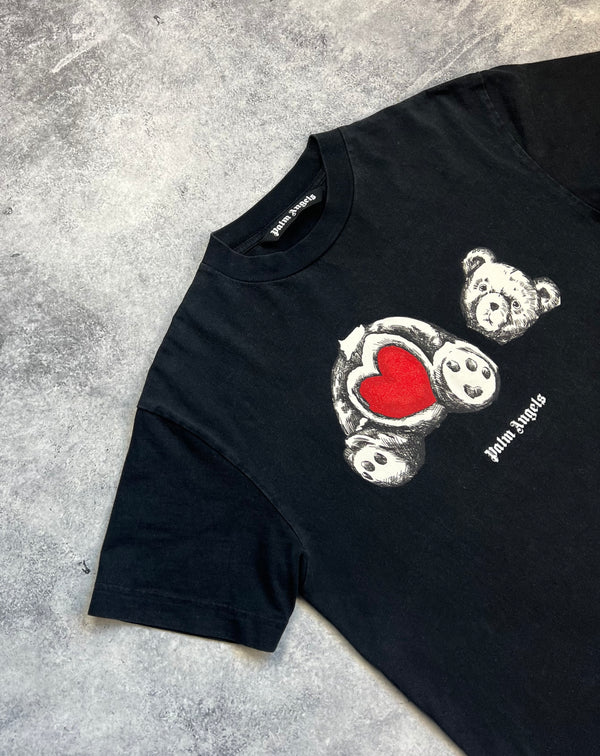 Palm angels black bear in love tee