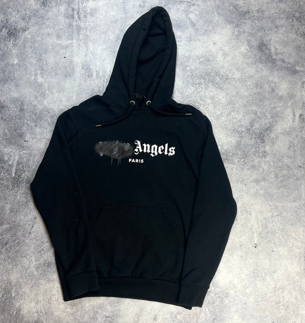 Palm angels Paris spray black hoodie