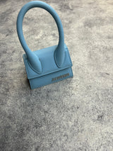 JACQUEMUS the Chiquito baby blue signature mini handbag