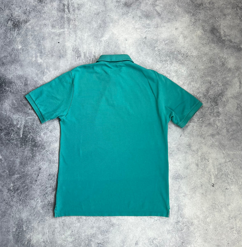 Stone island green polo shirt