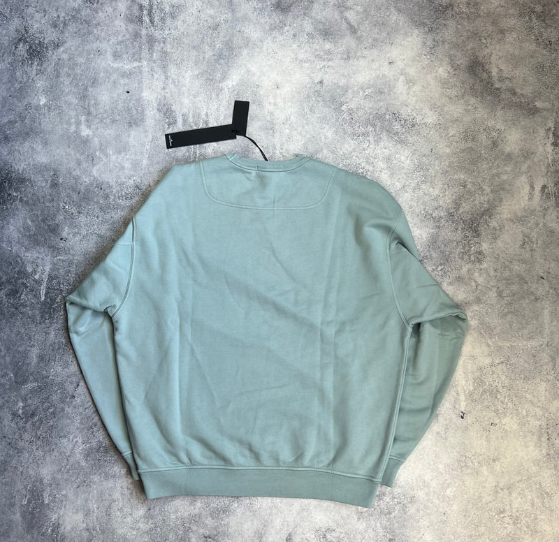 Stone island SS23 sky blue embroidered jumper