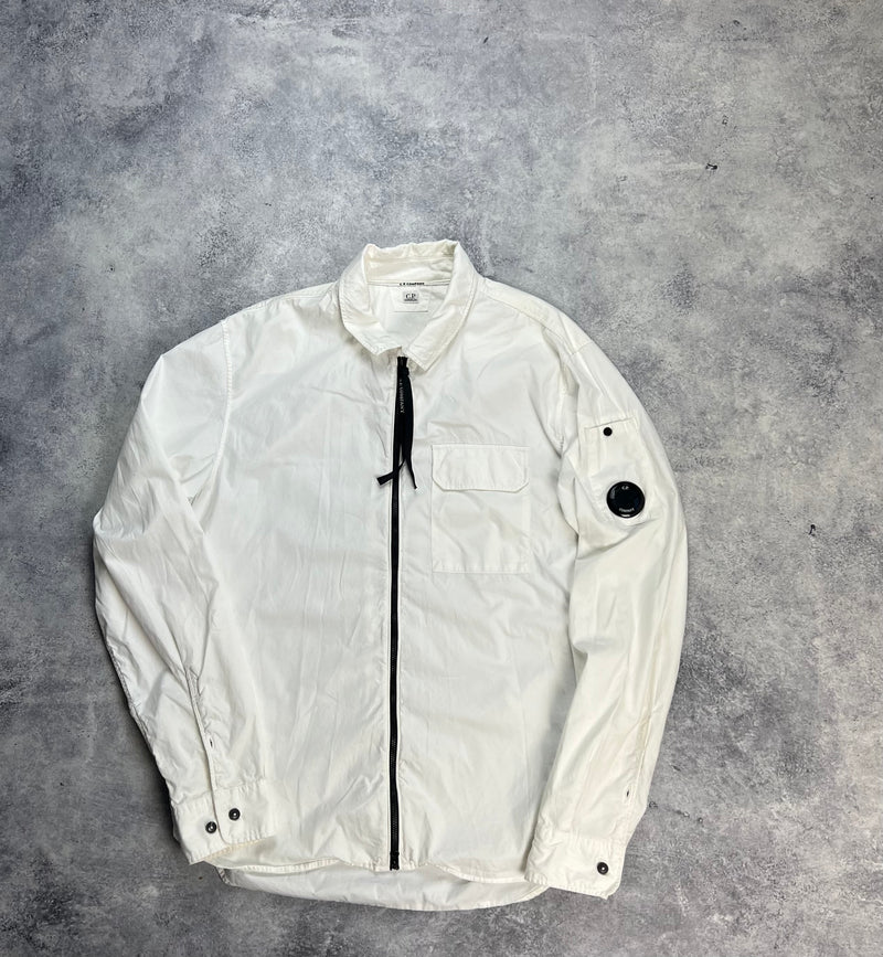 CP company white overshirt