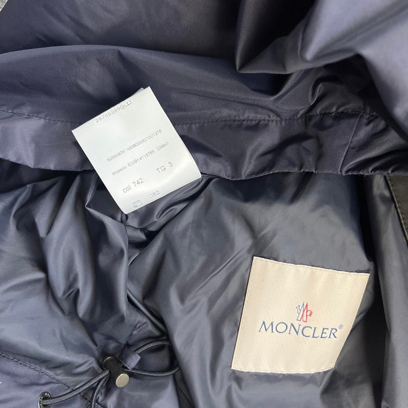 Moncler trakehner giubbotto navy blue jacket