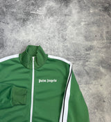 Palm angels green track jacket