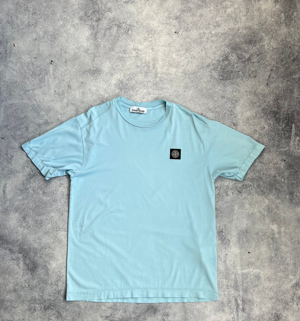 Stone island AW20 baby blue tee