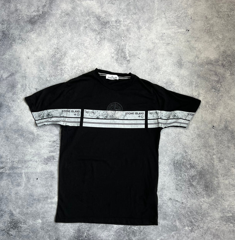 Stone island SS21 black graphic tee