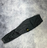 Stone island charcoal grey cargo trousers