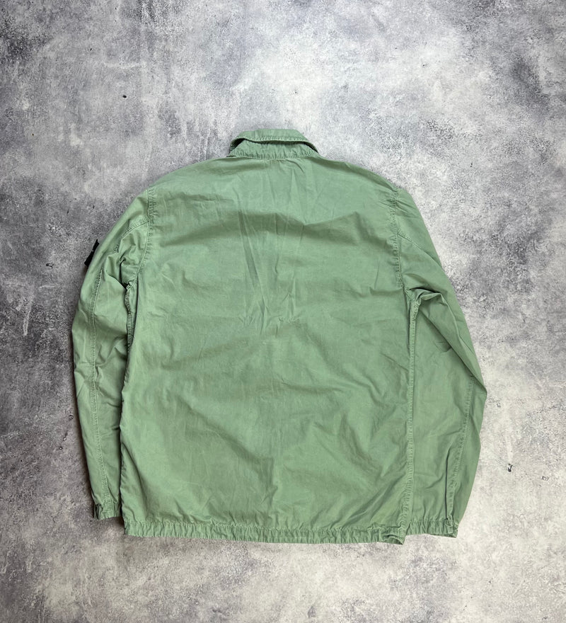 Stone island 2022 olive green overshirt