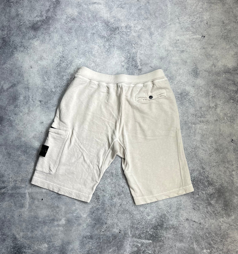 Stone island 2018 cream cotton shorts