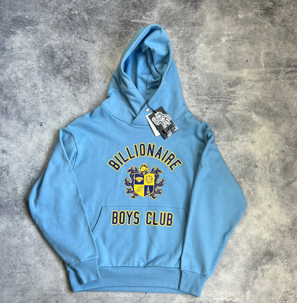 Billionaire boys club blue crest hoodie
